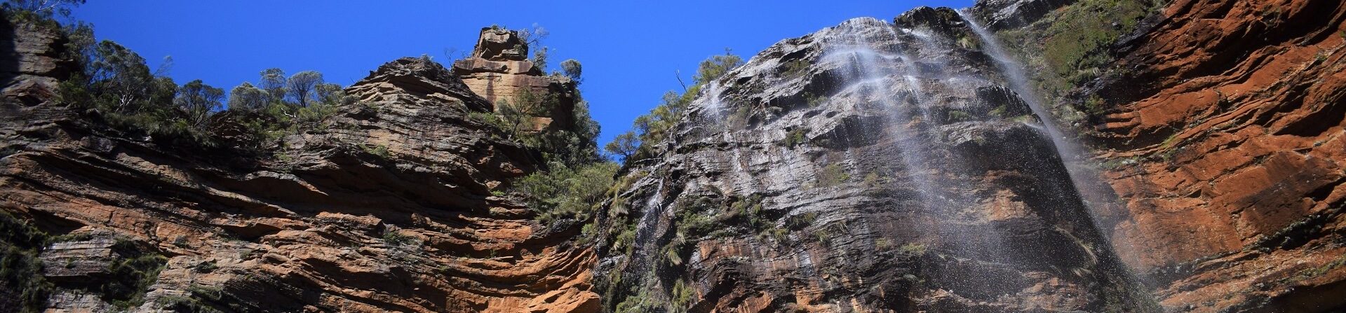How long is the walk down to Wentworth Falls?